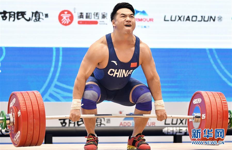 (體育)(2)舉重——世界杯:田濤獲男子96公斤級(jí)挺舉和總成績(jī)冠軍